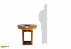 Braséro Barbecue En Acier Et Inox Avec Bûcher Ø82 Cm – Carus M 8 Braséro Barbecue En Acier Et Inox Avec Bûcher Ø82 Cm – Carus M -MON AMENAGEMENT JARDIN Soldes brasero acier barbecue grille cuisson remundi carus m