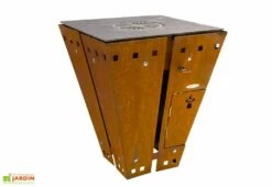 Braséro Barbecue En Acier Et Inox L72 Cm H87 Cm – Magnus Acier