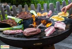 Braséro Barbecue En Acier Et Inox Ø82 Cm H79 Cm – Nero M 10 Braséro Barbecue En Acier Et Inox Ø82 Cm H79 Cm – Nero M -MON AMENAGEMENT JARDIN Soldes brasero acier barbecue grille cuisson remundi nero 1 1