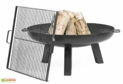 Braséro En Acier Polo + Grille De Cuisson (plusieurs Dimensions)