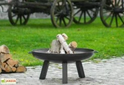 Braséro En Acier Polo + Grille De Cuisson (plusieurs Dimensions) 11 Braséro En Acier Polo + Grille De Cuisson (plusieurs Dimensions) -MON AMENAGEMENT JARDIN Soldes brasero acier noir brut polo grille cuisson 3