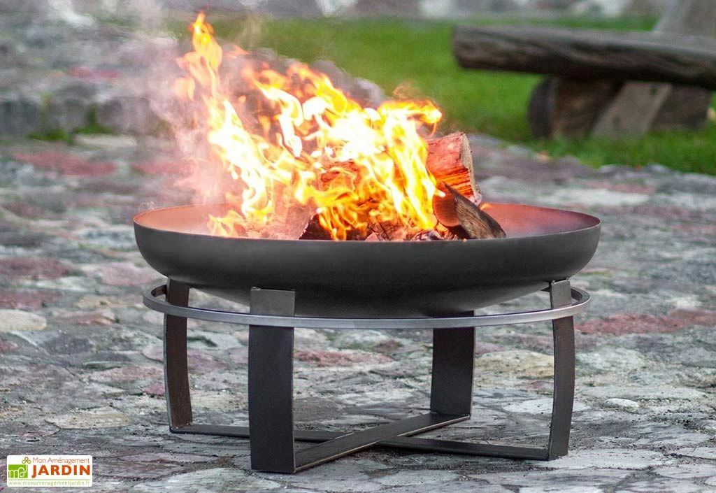 Braséro En Acier Viking + Grille De Cuisson (plusieurs Dimensions) 5 Braséro En Acier Viking + Grille De Cuisson (plusieurs Dimensions) – Image 3