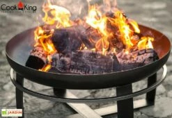 Braséro En Acier Viking + Grille De Cuisson (plusieurs Dimensions) 12 Braséro En Acier Viking + Grille De Cuisson (plusieurs Dimensions) -MON AMENAGEMENT JARDIN Soldes brasero acier noir brut viking grille cuisson 4