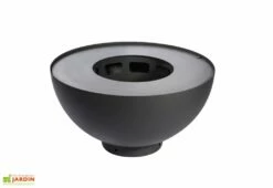 Braséro Barbecue En Acier Boule Noire 100 Cm