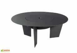 Braséro Barbecue En Acier Olymp 100 Cm + Grille De Cuisson -MON AMENAGEMENT JARDIN Soldes brasero barbecue acier olymp 100cm grille cuisson 8