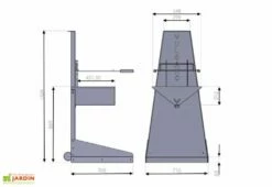 Braséro Barbecue Vulcano Design Acier -MON AMENAGEMENT JARDIN Soldes brasero bbq vulcano 4