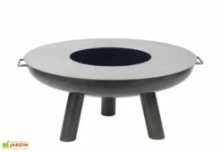 Plancha Pour Braséro De Jardin Rond En Acier -MON AMENAGEMENT JARDIN Soldes brasero plancha acier