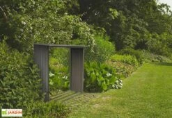 Bûcher Pour Abri De Jardin En Métal Look Bois Vieilli