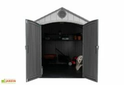 Lifetime Abri De Jardin En Résine Effet Bois – 7,11 M² -MON AMENAGEMENT JARDIN Soldes cabane jardin pehd lifetime