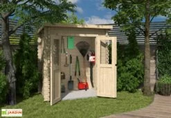Abri De Jardin En Bois D’épicéa FSC – 230 X 120 X 204 Cm