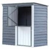 Remise De Jardin En Acier Galvanisé 203 X 116 Cm -MON AMENAGEMENT JARDIN Soldes cabanon jardin acier galvanise