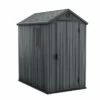 Abri De Jardin En Résine Darwin 46 – 2,3 M² -MON AMENAGEMENT JARDIN Soldes cabanon jardin resine darwin46 gris
