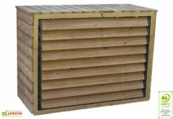 Cache Climatiseur Extérieur En Bois D’Épicéa Traité 132 X 58 X 147 Cm 9 Cache Climatiseur Extérieur En Bois D’Épicéa Traité 132 X 58 X 147 Cm -MON AMENAGEMENT JARDIN Soldes cache climatiseur exterieur bois epicea traite 132 x 58 x 147 cm 3