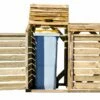 Cache Poubelle Bois Double (150x90x120) -MON AMENAGEMENT JARDIN Soldes cache poubelle bois double abri bois 5