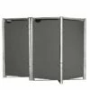 Cache-poubelle Double En Acier Et Composite Aluminium 139 X 80 X 115 Cm -MON AMENAGEMENT JARDIN Soldes cache poubelle double acier aluminium gris