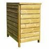 Cache Poubelle En Bois Traité 61 X 96,5 X 120 Cm (1 Poubelle) – Neston -MON AMENAGEMENT JARDIN Soldes cache poubelle neston 1