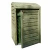 Solid Cache-poubelle Simple En Bois De Pin Traité 75 X 92 X 95 Cm -MON AMENAGEMENT JARDIN Soldes cache poubelle simple bois pin traite solid