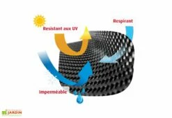 Housse De Protection Pour Barbecue Hamson – 186,5 X 50 X 116 Cm -MON AMENAGEMENT JARDIN Soldes caracteristiques housse protection barbecue hamson 2