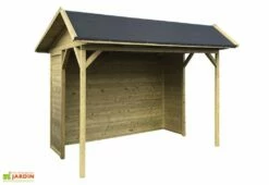 Solid Abri De Jardin En Bois Traité Ronsburg 19 Mm - 6 M²