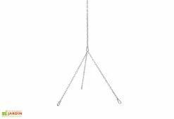 Ensemble Trépied + Grille De Cuisson En Inox Pour Braséro Nobel -MON AMENAGEMENT JARDIN Soldes chaine trepied brasero