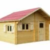 Abri De Jardin En Bois D’épicéa Brut 60 Mm – 24,96 M² -MON AMENAGEMENT JARDIN Soldes chalet jardin bois epicea brut 24m2