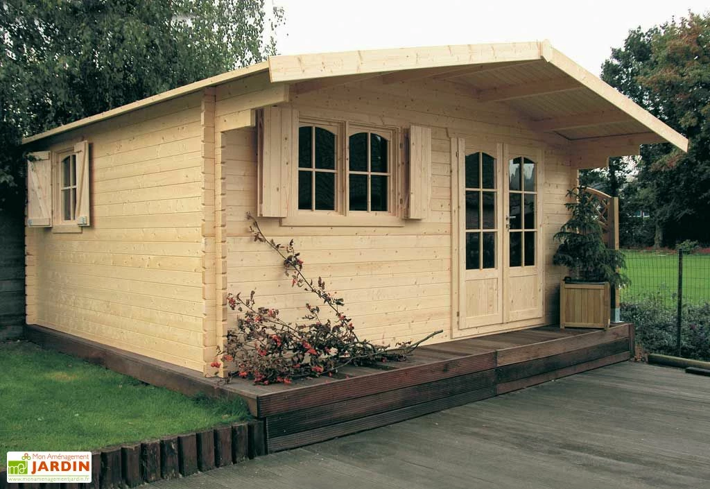 Solid Abri De Jardin Bois Chamonix 40mm (478x418cm) 3 Solid Abri De Jardin Bois Chamonix 40mm (478x418cm)