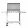 Plancha à Gaz En Inox Chef 80 (79 X 40 Cm) + Chariot Et Housse -MON AMENAGEMENT JARDIN Soldes chariot transport plancha gaz inox chef80