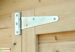 Abri à Vélos En Bois De Sapin Brut Cykel 2,1 M² -MON AMENAGEMENT JARDIN Soldes charniere abri velos bois sapin cykel