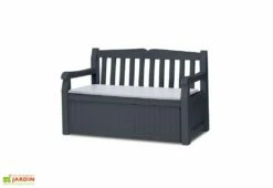 Keter Coffre De Rangement Garden Bench Anthracite 265L