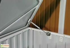 Coffre De Jardin En Métal Gris Anthracite Duramax - 174 X 73 X 73 Cm 11 Coffre De Jardin En Métal Gris Anthracite Duramax - 174 X 73 X 73 Cm -MON AMENAGEMENT JARDIN Soldes coffre de rangement metal 1