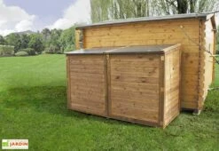 Coffre De Rangement En Bois Autoclave Trocadero 2000 L -MON AMENAGEMENT JARDIN Soldes coffre en bois trocadero 2000litres 5