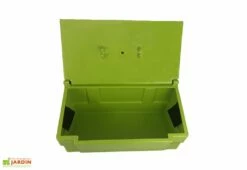 Coffre De Jardin Avec Poignées – 100 L -MON AMENAGEMENT JARDIN Soldes coffre jardin 100l vert