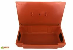 Coffre De Jardin Avec Poignées – 50 L -MON AMENAGEMENT JARDIN Soldes coffre jardin 50l orange