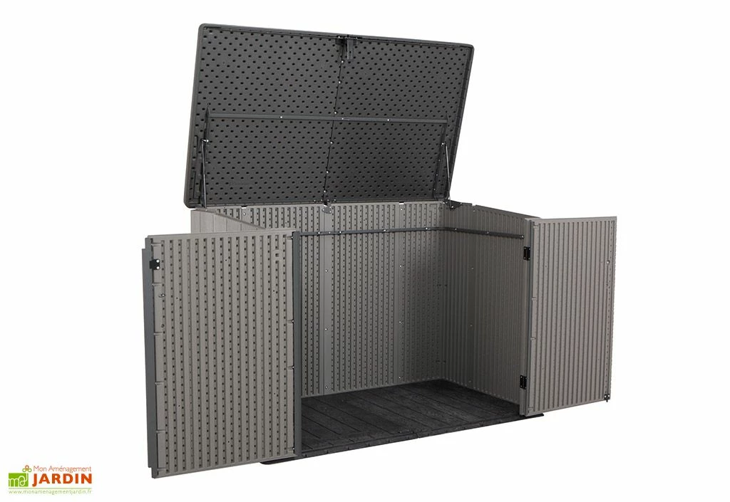 Lifetime Coffre De Rangement Extérieur En Résine Effet Bois - 2407 L 4 Lifetime Coffre De Rangement Extérieur En Résine Effet Bois - 2407 L – Image 2