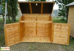 Coffre De Rangement En Bois Trocadero 1200L -MON AMENAGEMENT JARDIN Soldes coffre rangement bois trocadero 1200l 3