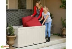Lifetime Coffre De Rangement Extérieur En Résine 439 L 10 Lifetime Coffre De Rangement Extérieur En Résine 439 L -MON AMENAGEMENT JARDIN Soldes coffre rangement jardin resine lifetime