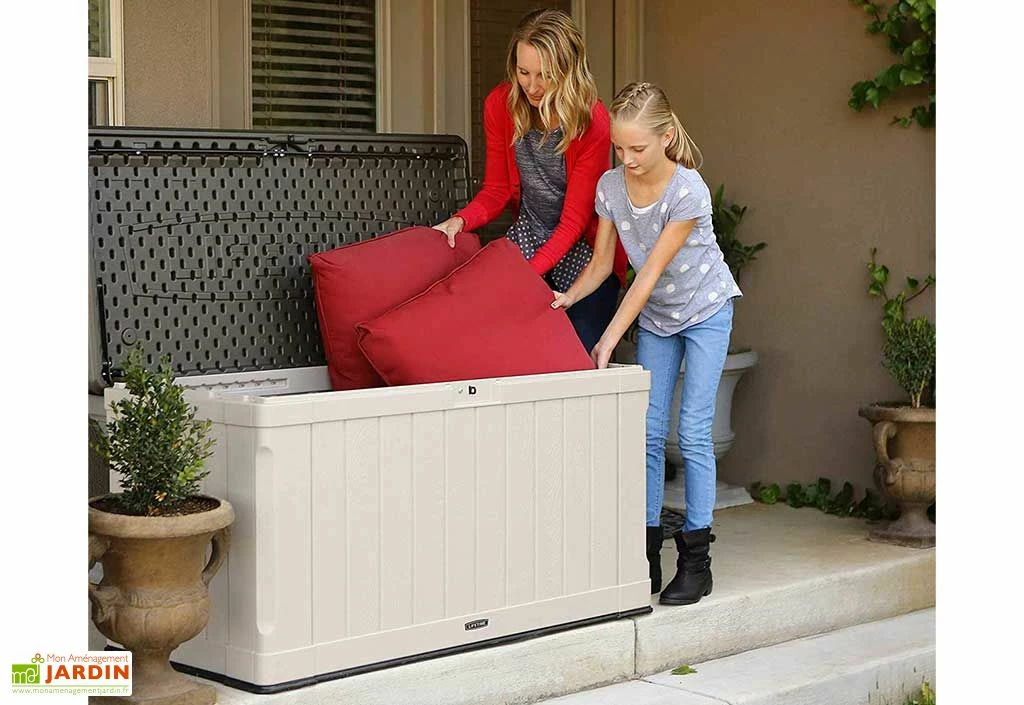 Lifetime Coffre De Rangement Extérieur En Résine 439 L 6 Lifetime Coffre De Rangement Extérieur En Résine 439 L – Image 4