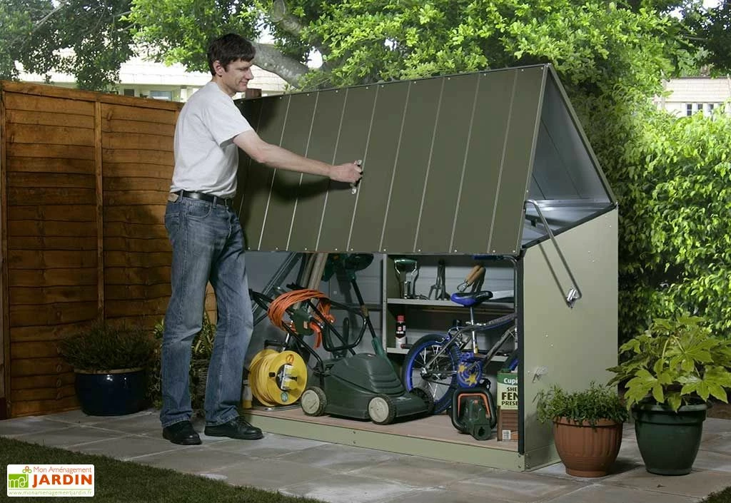 Coffre De Rangement Métal Storeguard Vert (196x89x113) 4 Coffre De Rangement Métal Storeguard Vert (196x89x113) – Image 2