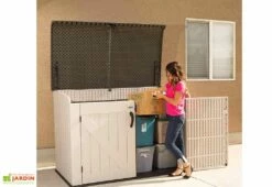 Coffre De Rangement Lifetime En PEHD 2124L -MON AMENAGEMENT JARDIN Soldes coffre rangement resine 60170 2