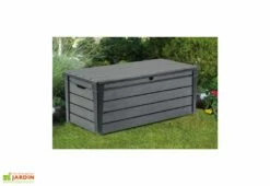 Keter Coffre De Rangement Brossium En Résine 455L -MON AMENAGEMENT JARDIN Soldes coffre resine brossium 455l 2