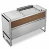 Table De Cuisson Avec Plancha électrique En Inox 60 X 40 Cm - Oasi 142C -MON AMENAGEMENT JARDIN Soldes cuisine exterieur plancha inox