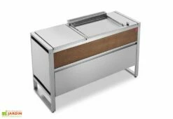 Table De Cuisson Avec Plancha électrique En Inox 60 X 40 Cm - Oasi 142C