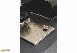 Cuisine Extérieure Professionnelle à 4 Modules GREY CANA Style + Housse -MON AMENAGEMENT JARDIN Soldes cuisine exterieure grise en ceramique avec 4 modules cana style avec housse offerte cana concept 4