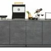 Cuisine Extérieure Professionnelle à 4 Modules GREY CANA Style + Housse 1 Cuisine Extérieure Professionnelle à 4 Modules GREY CANA Style + Housse -MON AMENAGEMENT JARDIN Soldes cuisine exterieure grise en ceramique avec 4 modules cana style avec housse offerte cana concept 5