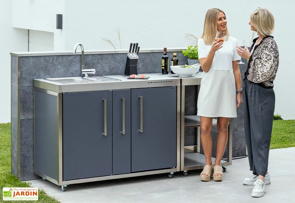 Cuisine Extérieure Avec Réfrigérateur Et évier – MO 120 A 4 Cuisine Extérieure Avec Réfrigérateur Et évier – MO 120 A – Image 2