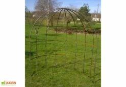 Demi-gloriette De Jardin En Fer Forgé