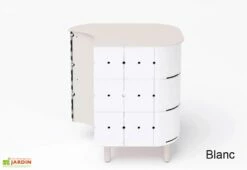 Desserte Extérieure En Aluminium Pour Le Barbecue Lulu Et Marcel 12 Desserte Extérieure En Aluminium Pour Le Barbecue Lulu Et Marcel -MON AMENAGEMENT JARDIN Soldes desserte barbecue blanche