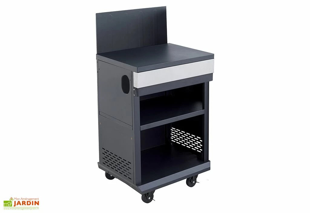 Desserte Extérieure En Métal Fidgi – L 60 X L 45,5 X H 108 Cm 3 Desserte Extérieure En Métal Fidgi – L 60 X L 45,5 X H 108 Cm