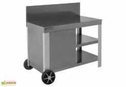 Desserte Extérieure En Acier époxy Nova 110 – L 122 X L 65 X H 105 Cm