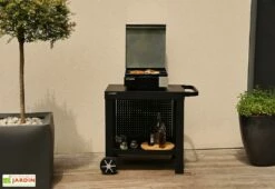 Desserte De Jardin En Acier époxy Reva 80 – L 98 X L 65 X H 80 Cm -MON AMENAGEMENT JARDIN Soldes desserte reva 80 0 1